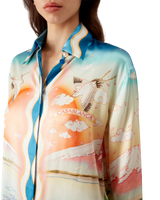 Tennis Club Silk Shirt Dress