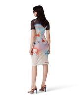 Galactic Connection Mesh Short Sleeve Dress
