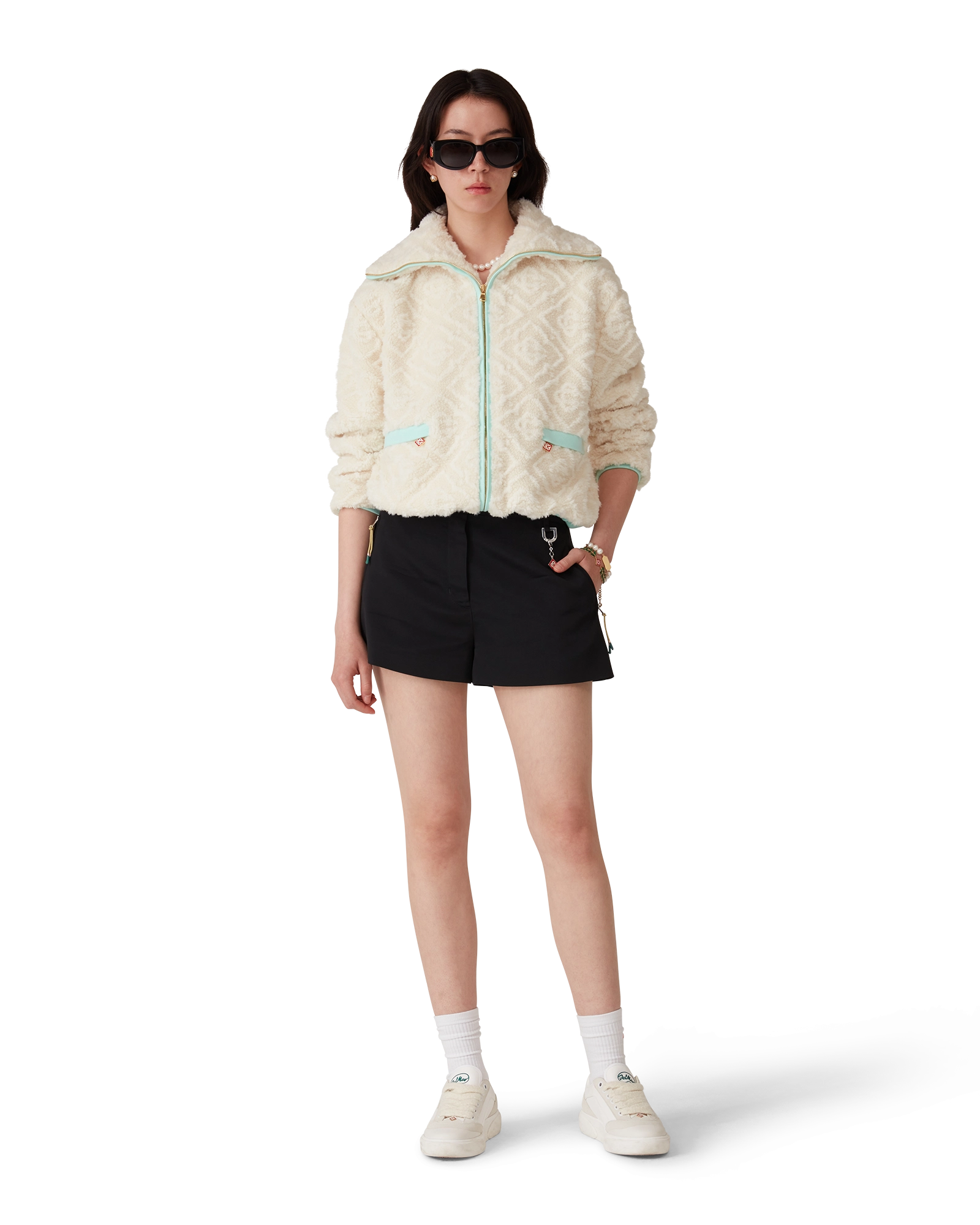 Monogram Jacquard Fleece Jacket
