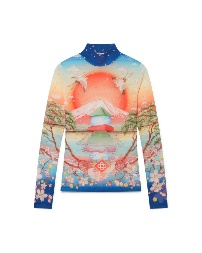 Tennis Club Mesh Long Sleeve Top