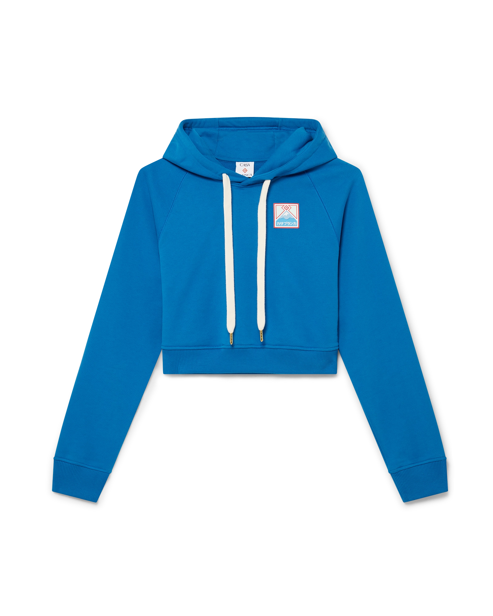 Casa Mount Fuji Cropped Hooded Sweatshirt