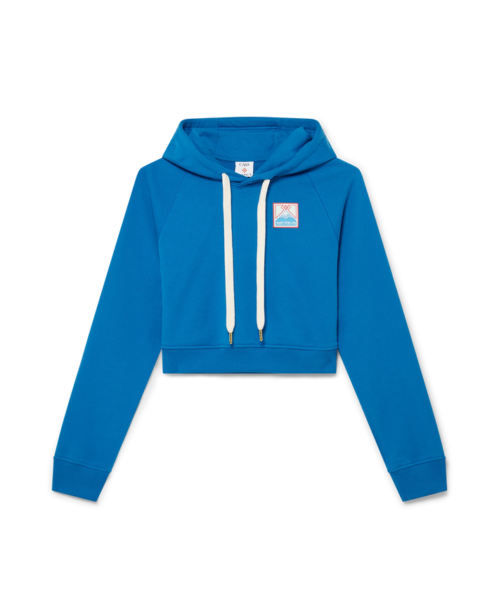 Casa Mount Fuji Cropped Hooded Sweatshirt