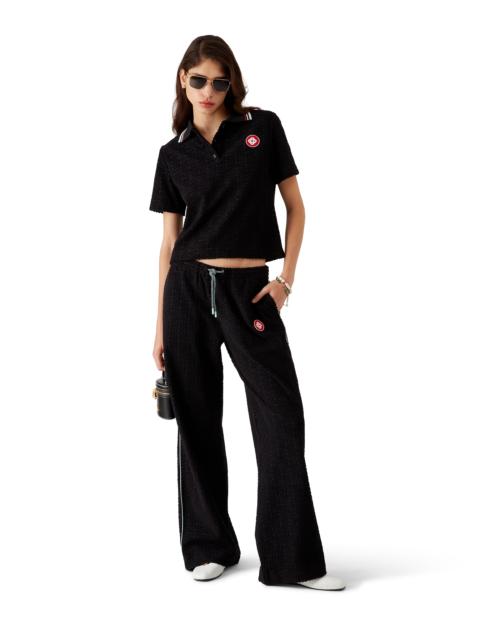 Monogram Jacquard Towelling Trousers