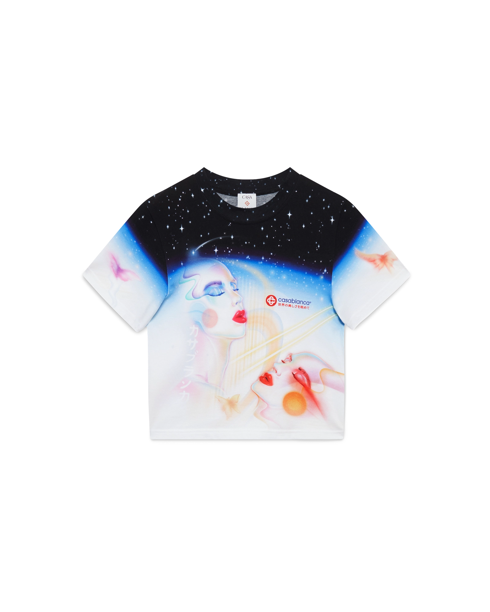 Galactic Connection Cropped T-Shirt