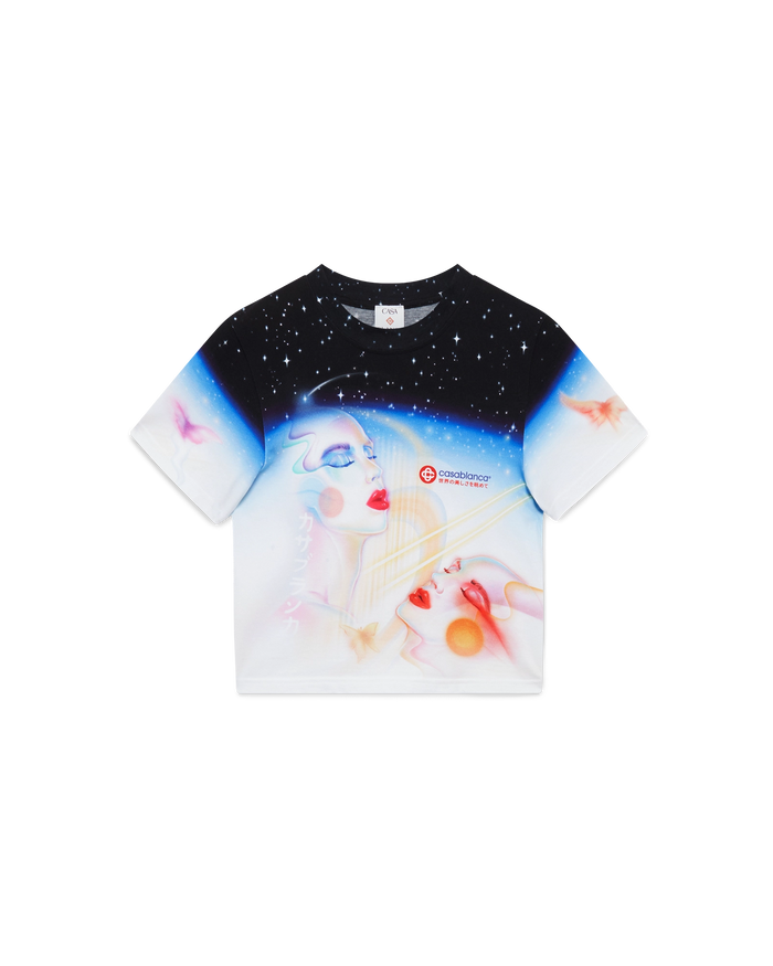 Galactic Connection Cropped T-Shirt