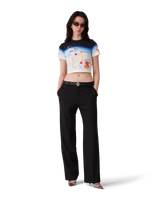 Galactic Connection Cropped T-Shirt