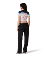 Galactic Connection Cropped T-Shirt