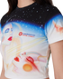 Galactic Connection Cropped T-Shirt