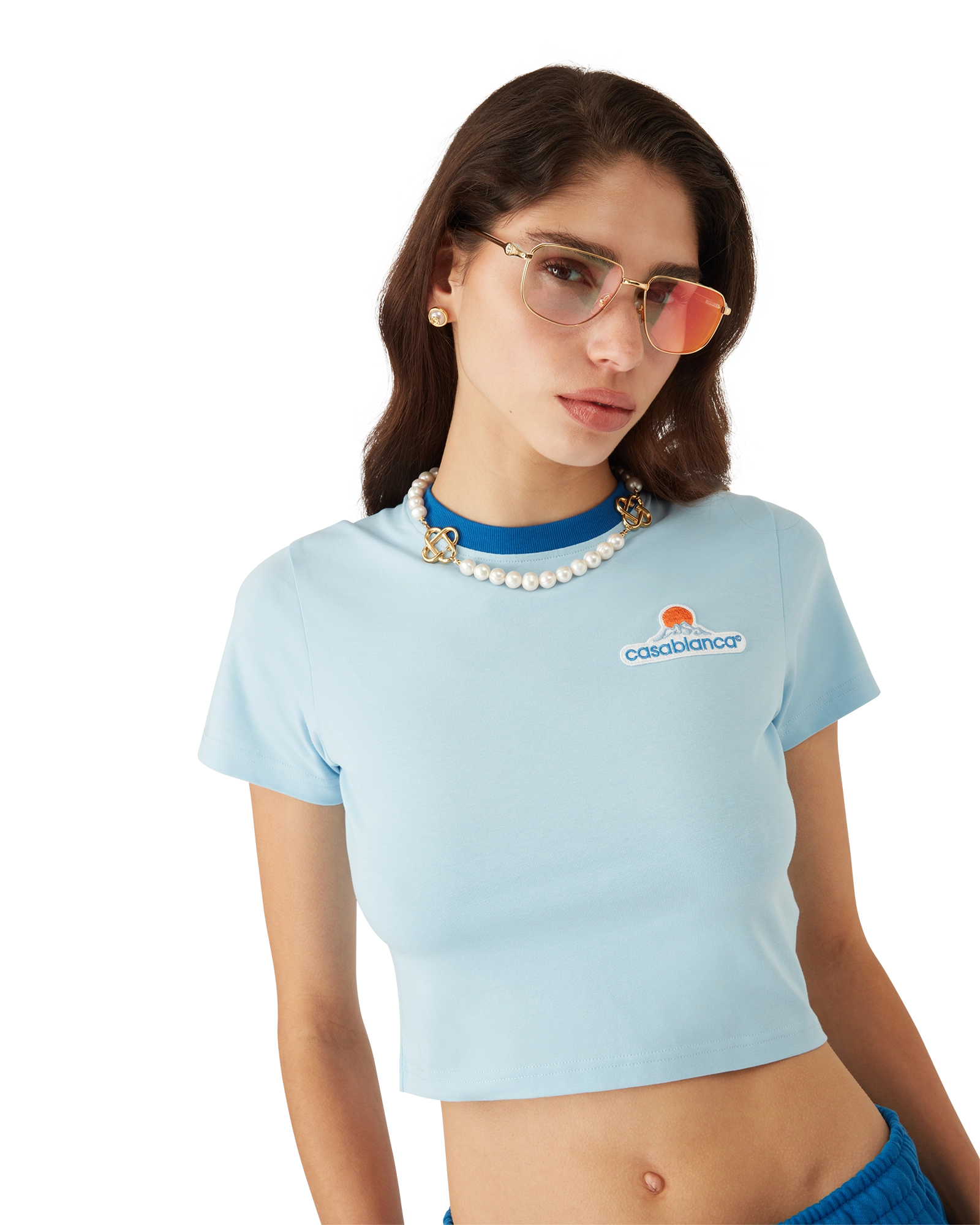 Montagne Cropped Short Sleeve T-Shirt
