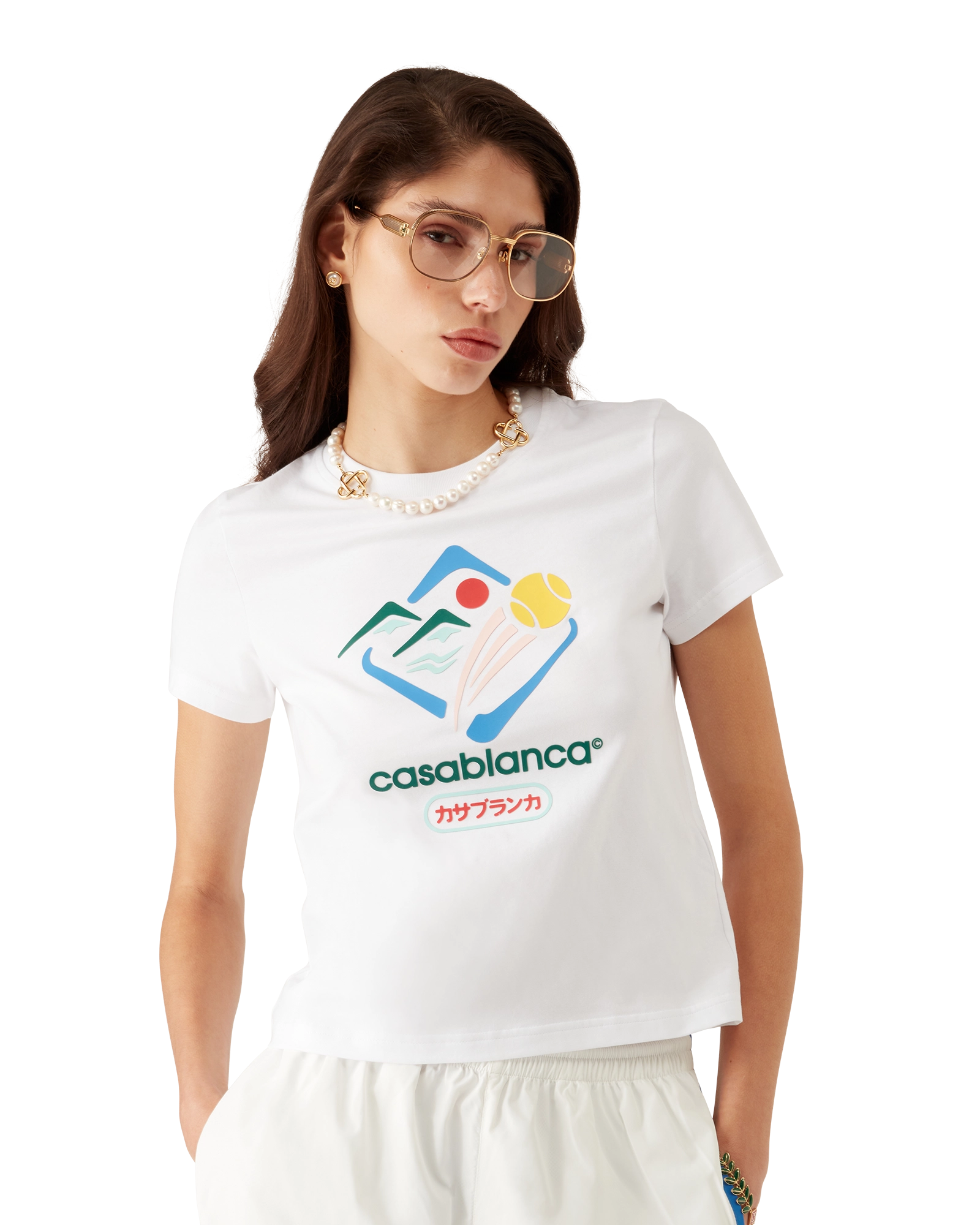 Montagne Sportif Cropped Short Sleeve T-Shirt