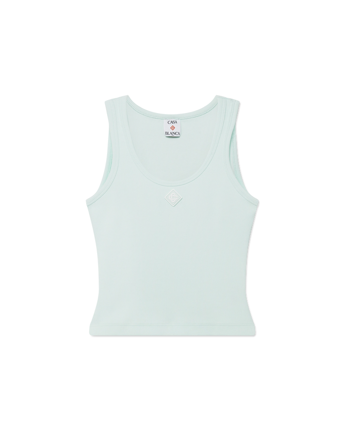 Ribbed Jersey Tank Top – Casablanca Ribbed Jersey Tank Top – Casablanca