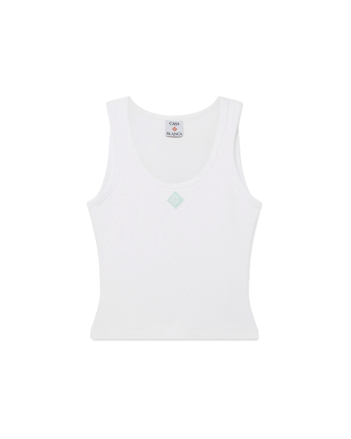 Ribbed Jersey Tank Top