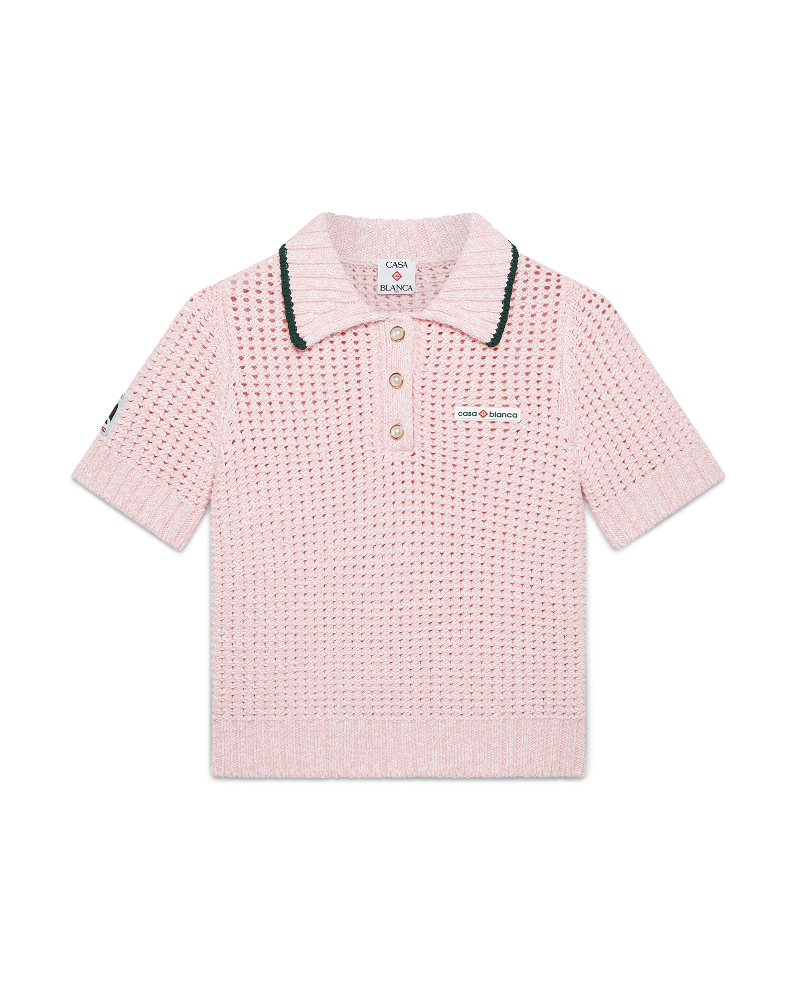 Cotton Mouliné Polo Shirt – Casablanca