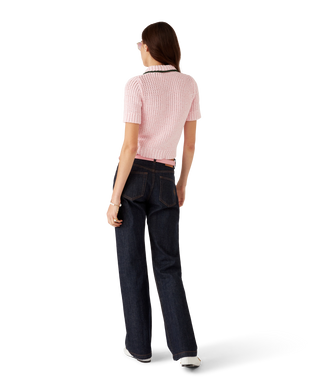 Cotton Mouliné Polo Shirt