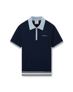 Merino Knit Tennis Polo Shirt