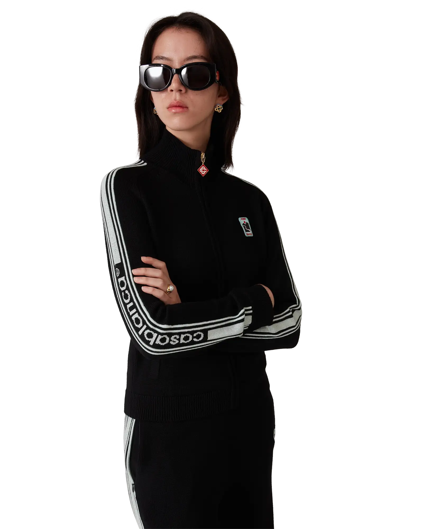 Merino Knit Track Jacket