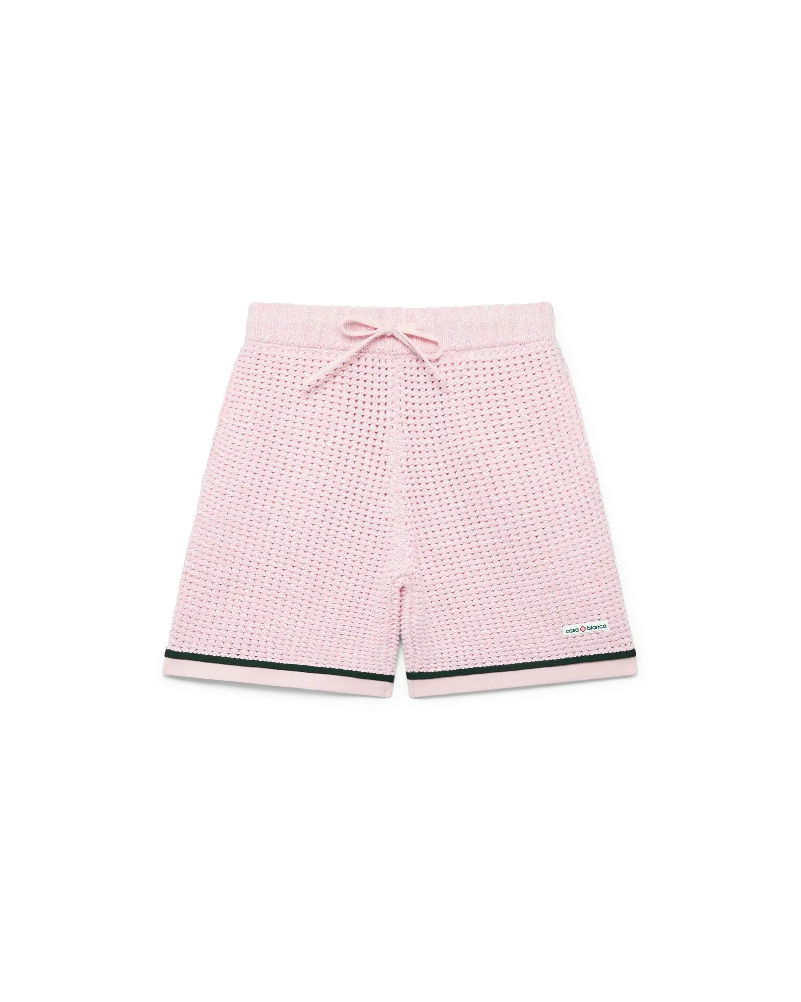 Cotton Mouliné Polo Shorts