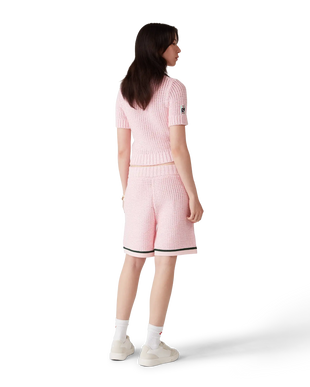 Cotton Mouliné Polo Shorts