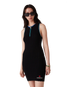 Viscose Wave Racer Back Dress