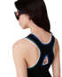 Viscose Wave Racer Back Dress