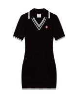 Viscose V Neck Polo Dress – Casablanca Viscose V Neck Polo Dress – Casablanca