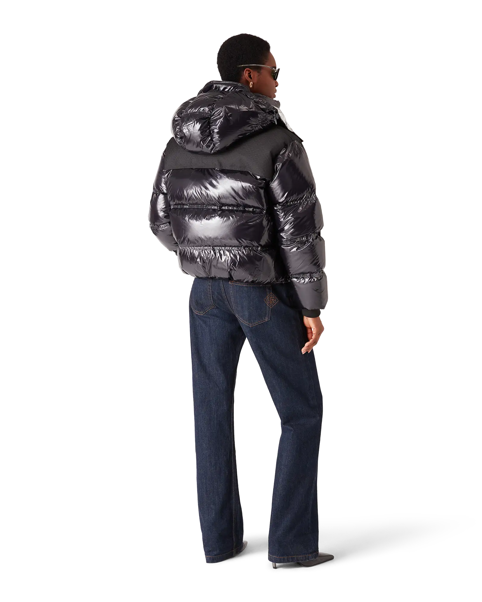 Nylon Puffer Down Jacket