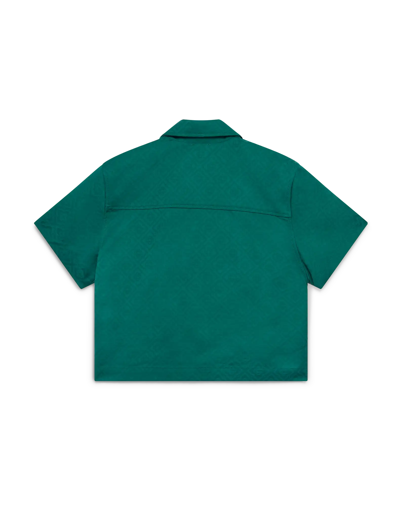 Cotton Monogram Jacquard Cropped Shirt