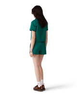 Cotton Monogram Jacquard Cropped Shirt