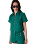 Cotton Monogram Jacquard Cropped Shirt