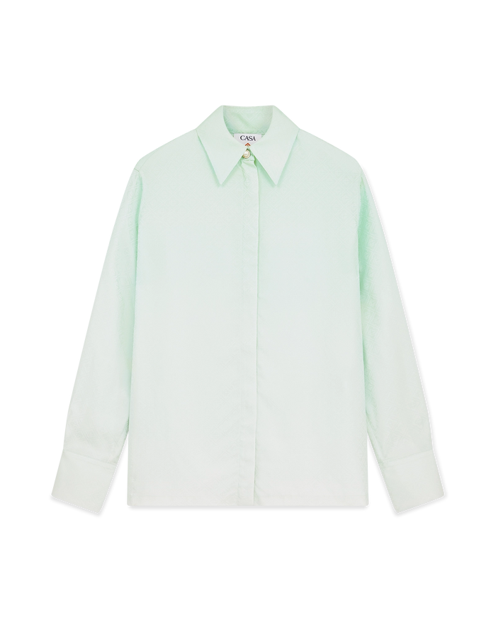 Gradient Monogram Jacquard Shirt