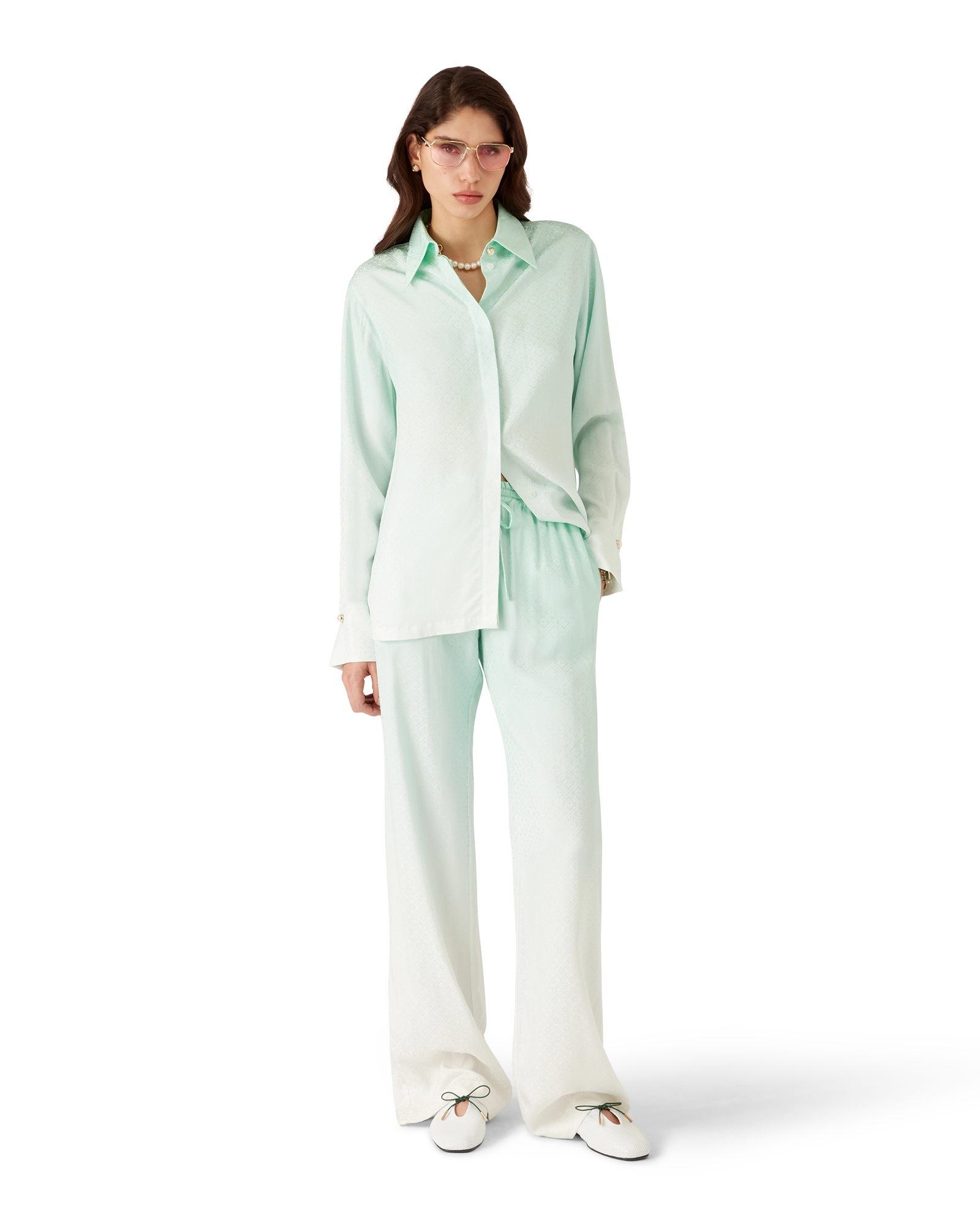Gradient Monogram Jacquard Shirt