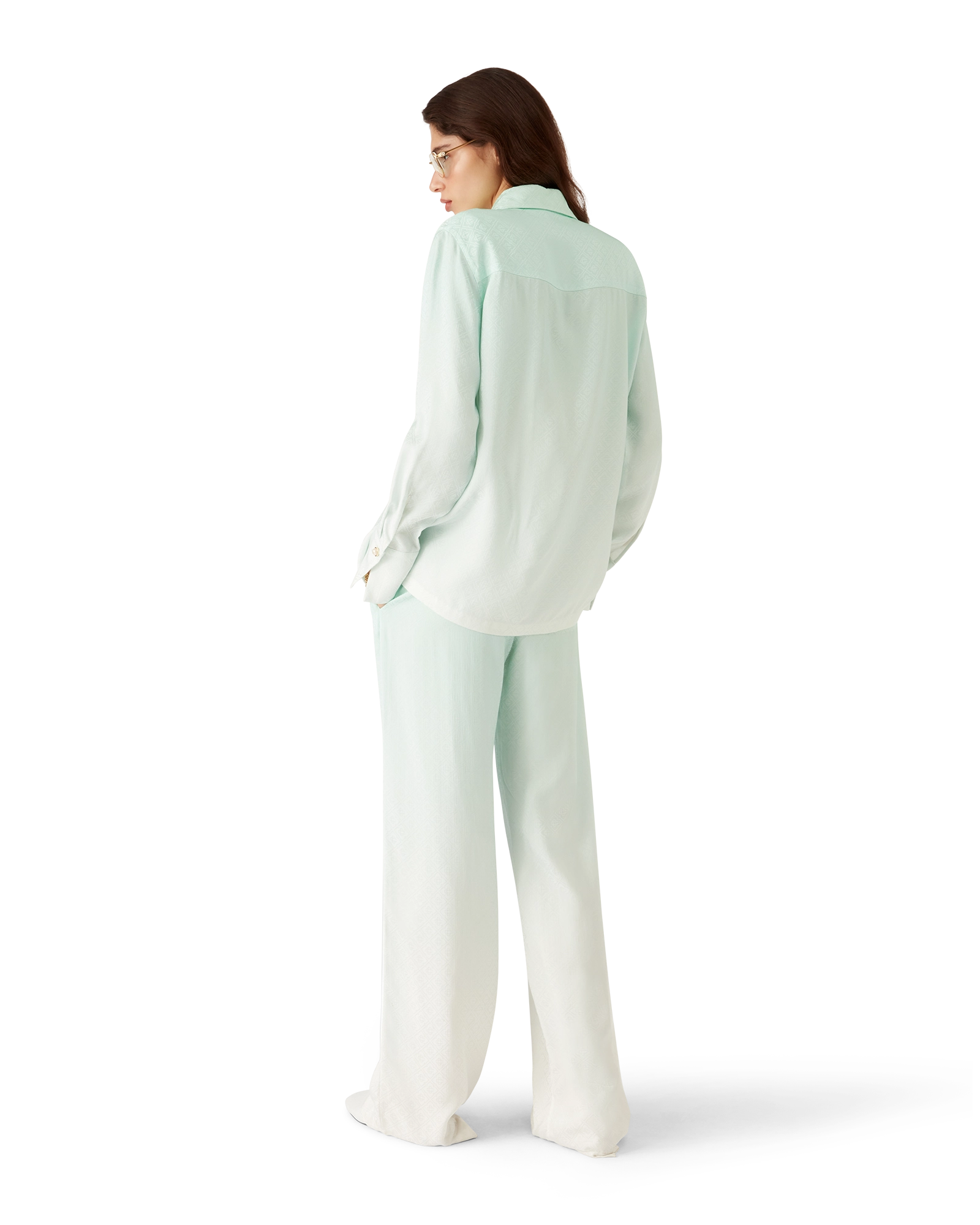 Gradient Monogram Jacquard Shirt