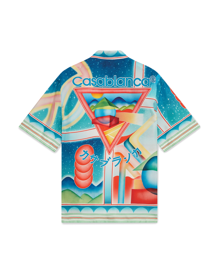 Galaxy Court Silk Short Sleeve Shirt