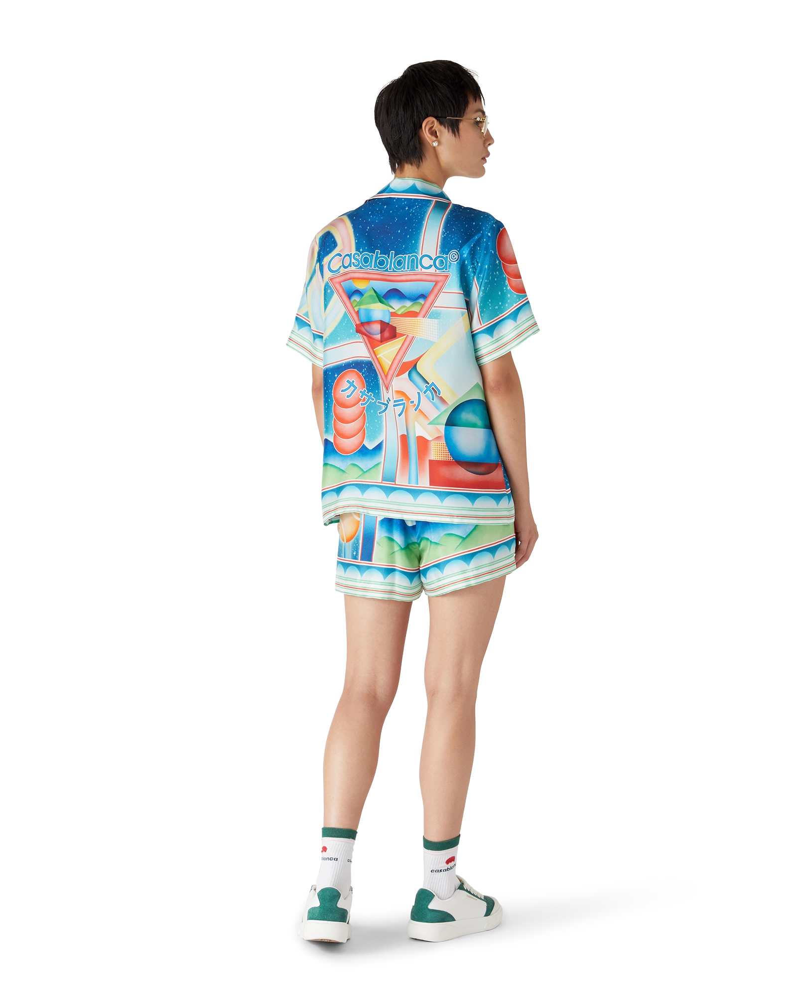 Galaxy Court Silk Short Sleeve Shirt