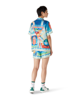 Galaxy Court Silk Short Sleeve Shirt