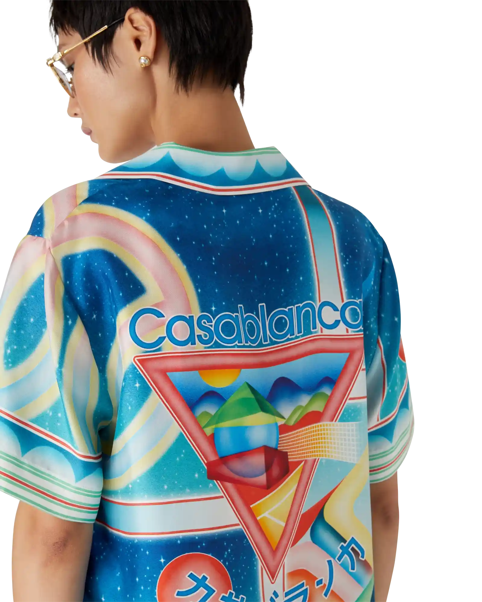 Galaxy Court Silk Short Sleeve Shirt