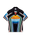 Gradient Mountain Short Sleeve Silk Shirt