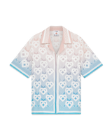 Gradient Heart Monogram Silk Short Sleeve Shirt – Casablanca Gradient Heart Monogram Silk Short Sleeve Shirt – Casablanca