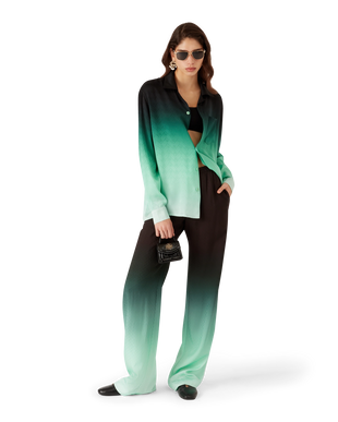 Gradient Ping Pong Jacquard Trousers