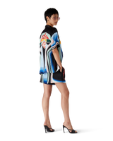 Gradient Mountain Silk Shorts