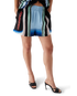 Gradient Mountain Silk Shorts