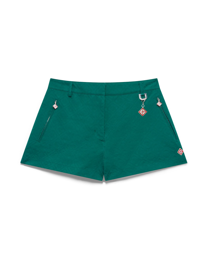 Cotton Monogram Jacquard Shorts