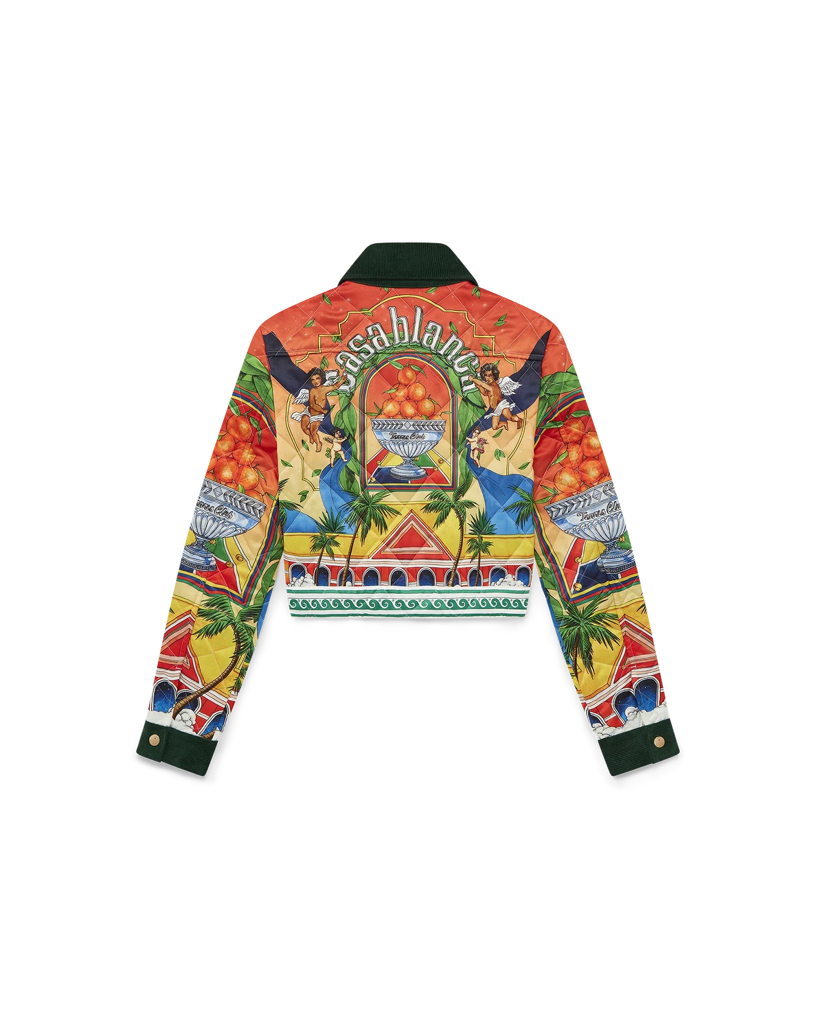 Triomphe D'Orange Quilted Cropped Jacket