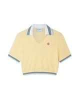 Cropped Pique Polo