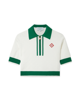 Cropped Monogram Polo Shirt