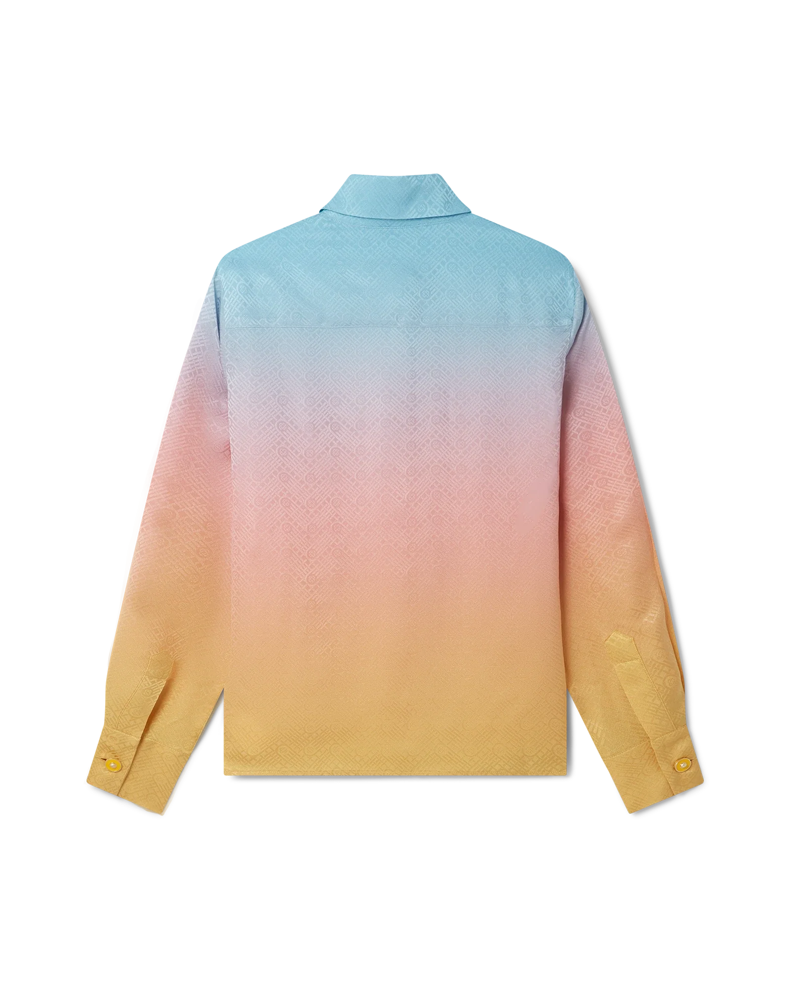 Ping Pong Gradient Silk Long Sleeve Shirt