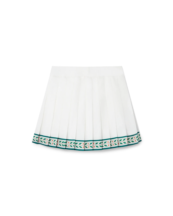 Laurel Silk Tennis Skirt