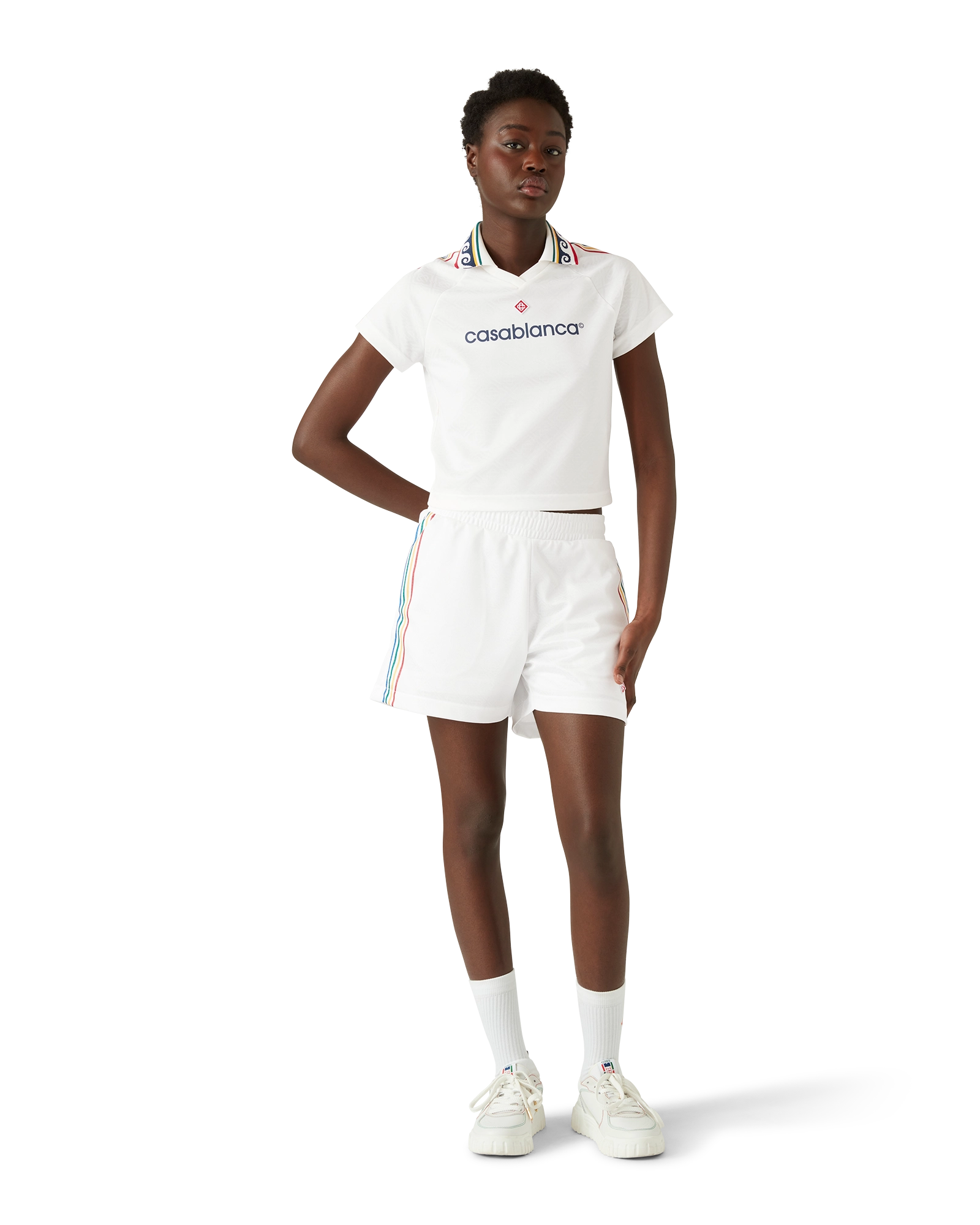 Jacquard Monogram Football Shorts