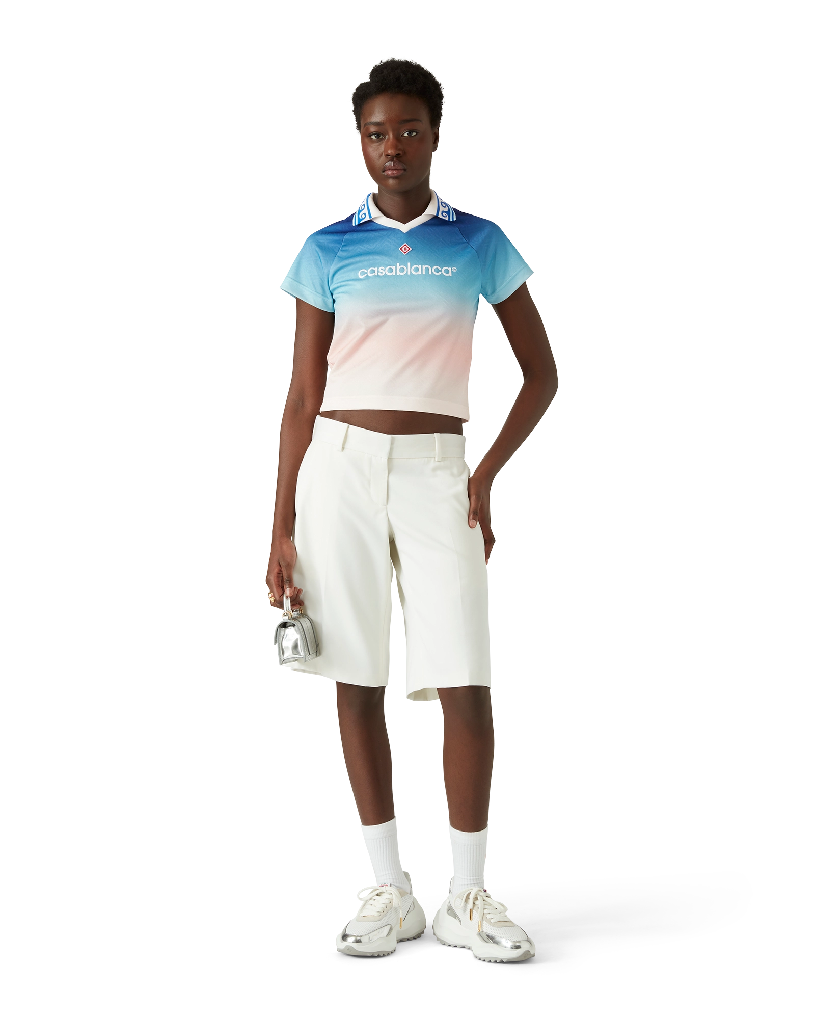 Jacquard Monogram Football Shirt