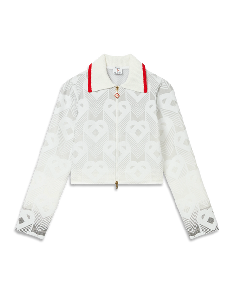 Gradient Heart Monogram Towelling Jacket | Casablanca Paris